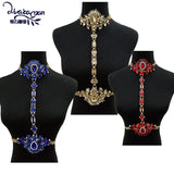 Crystal Necklace Women Wedding Party Statement Accessories
