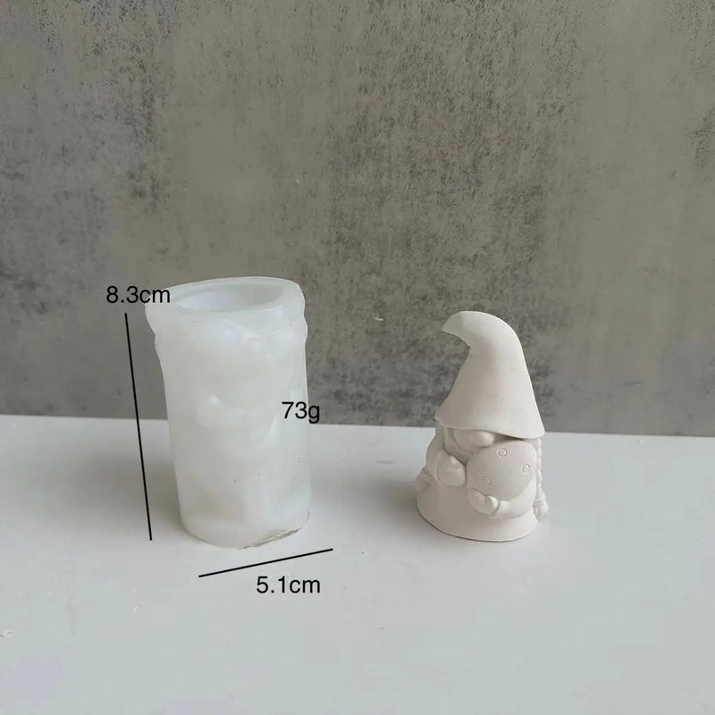 Dwarf Aromatherapy Candle Silicone Mold for DIY Candle Making