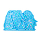 Dwarf Resin Mold Holographic-Christmas Silicone Mold for Epoxy Crafts