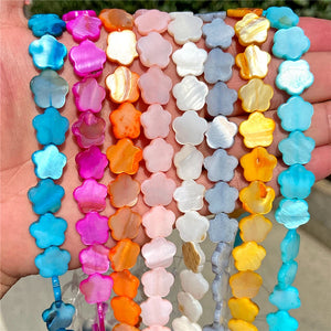 Plum Shell Bead Charm Flower Pendant Bead Bulk