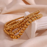 Silver Elastic Beads Bracelet for Women