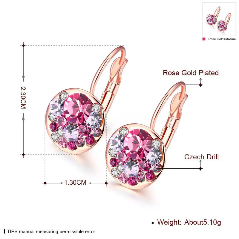 Nickle-Free Antiallergic Earrings Women Jewelry