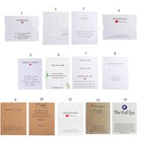 Wish X Personalised Message Card Student Life Bracelet Display Cards