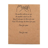 Wish X Personalised Message Card Student Life Bracelet Display Cards
