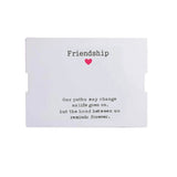 Wish X Personalised Message Card Student Life Bracelet Display Cards