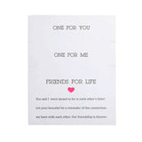 Wish X Personalised Message Card Student Life Bracelet Display Cards