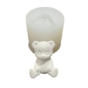3D Bear Shape Epoxy Silicone Mold DIY Crafts Decorations