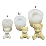 3D Bear Shape Epoxy Silicone Mold DIY Crafts Decorations