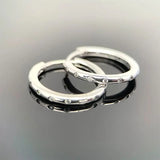 Sterling Silver Hoop Earrings with Pearl Wings and Moon Stars Heart Earrings