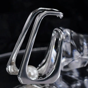 ZFSILVER S925 Silver Pearl Earring Ear Clip Jewelry for Women