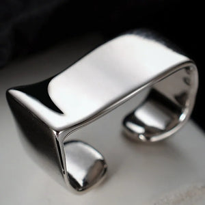 925 Silver Korean Rectangle Earrings for Women Party