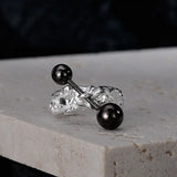 925 Silver Double Texture Earring Ears Clips for Women
