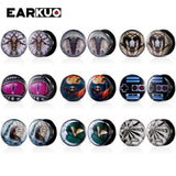 EARKUO Acrylic Cat Deer Moon Ear Tunnels Plugs 2PCS