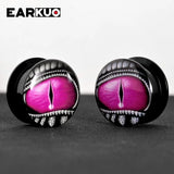 EARKUO Acrylic Cat Deer Moon Ear Tunnels Plugs 2PCS