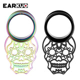 EARKUO Pearl Dream Catcher Dangle Ear Tunnels Body Piercing Jewelry
