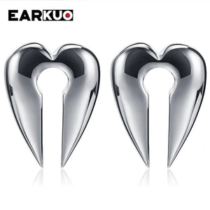 EARKUO Style Stainless Steel Ear Weight Body Jewelry Piercing Stretchers 2PCS
