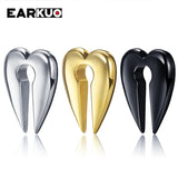 EARKUO Style Stainless Steel Ear Weight Body Jewelry Piercing Stretchers 2PCS