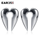 EARKUO Style Stainless Steel Ear Weight Body Jewelry Piercing Stretchers 2PCS