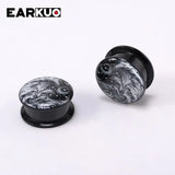 EARKUO Acrylic Sheep Dinosaur Moon Ear Tunnels Plugs 2PCS