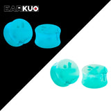 EARKUO Luminous Acrylic Ear Gauges Tunnels 8-25mm