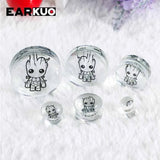 EARKUO Acrylic Ear Piercing Tunnels Gauges Body Jewelry for Unisex