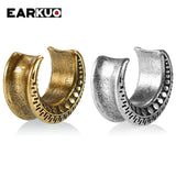 EARKUO Octopus Copper Ear Piercing Tunnels Body Jewelry 2PCS