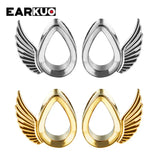 EARKUO Octopus Copper Ear Piercing Tunnels Body Jewelry 2PCS