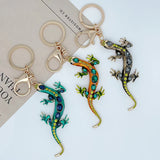 Rhinestone Lizard Keychain for Wedding Guests