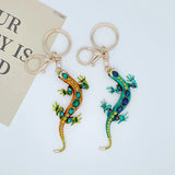 Rhinestone Lizard Keychain for Wedding Guests