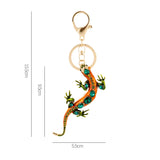 Rhinestone Lizard Keychain for Wedding Guests