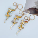 Rhinestone Lizard Keychain for Wedding Guests