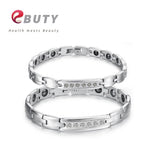 Healthy Magnetic Bracelets for Couples Stainless Steel Power Therapy Magnet