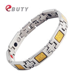 Magnetic Bracelet Men Women Stainless Steel Charms Chain