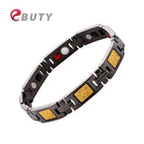 Magnetic Bracelet Men Women Stainless Steel Charms Chain
