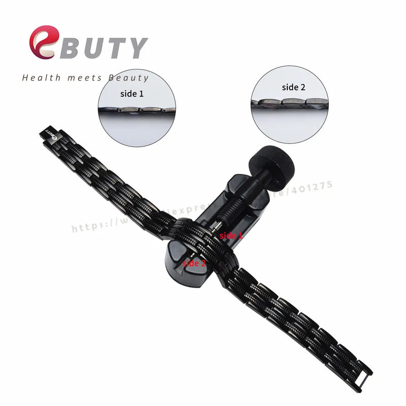 Titanium Bracelet Men Magnet Stone Health Bangle Gift with Box