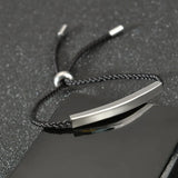 Lovely Rope Bracelet with Stainless Steel Tag