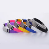 Personalized ID Bracelet Engraving Bangle Silicone Stainless Steel