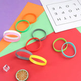 Blank Silicone Wristband Stretch Rubber Band Waterproof Sport Bracelet