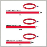 Blank Silicone Wristband Stretch Rubber Band Waterproof Sport Bracelet