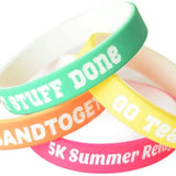 Logo Engraved Silicone Bracelet Wristband