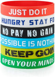 Printed Silicone Bracelet Personalized Wristband Name Bangle