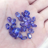 Natural Tanzanite Oval Bare Stone 3x5mm-4x6mm for Jewelry Inlay