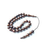 Natural Cooke Muslim Rosary Bracelet 10MM Islamic Jewelry