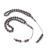 Natural Cooke Muslim Rosary Bracelet 10MM Islamic Jewelry