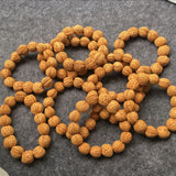 Qinling Dragon-Patterned Walnut Bracelets Goldfish Belly Wenwan Prayer Beads