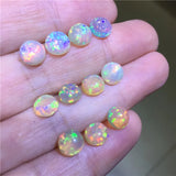 Natural Tanzanite 4-5.5mm Round Ring Face Inlay Loose Gemstone