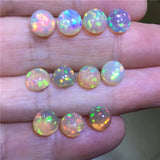 Natural Tanzanite 4-5.5mm Round Ring Face Inlay Loose Gemstone
