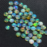 Natural Tanzanite 4-5.5mm Round Ring Face Inlay Loose Gemstone