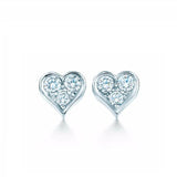 Sterling Silver 925 Charm Stud Earrings for Women