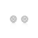Sterling Silver 925 Charm Stud Earrings for Women